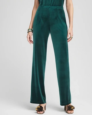 Petite Travelers Collection Velvet No Tummy Pants