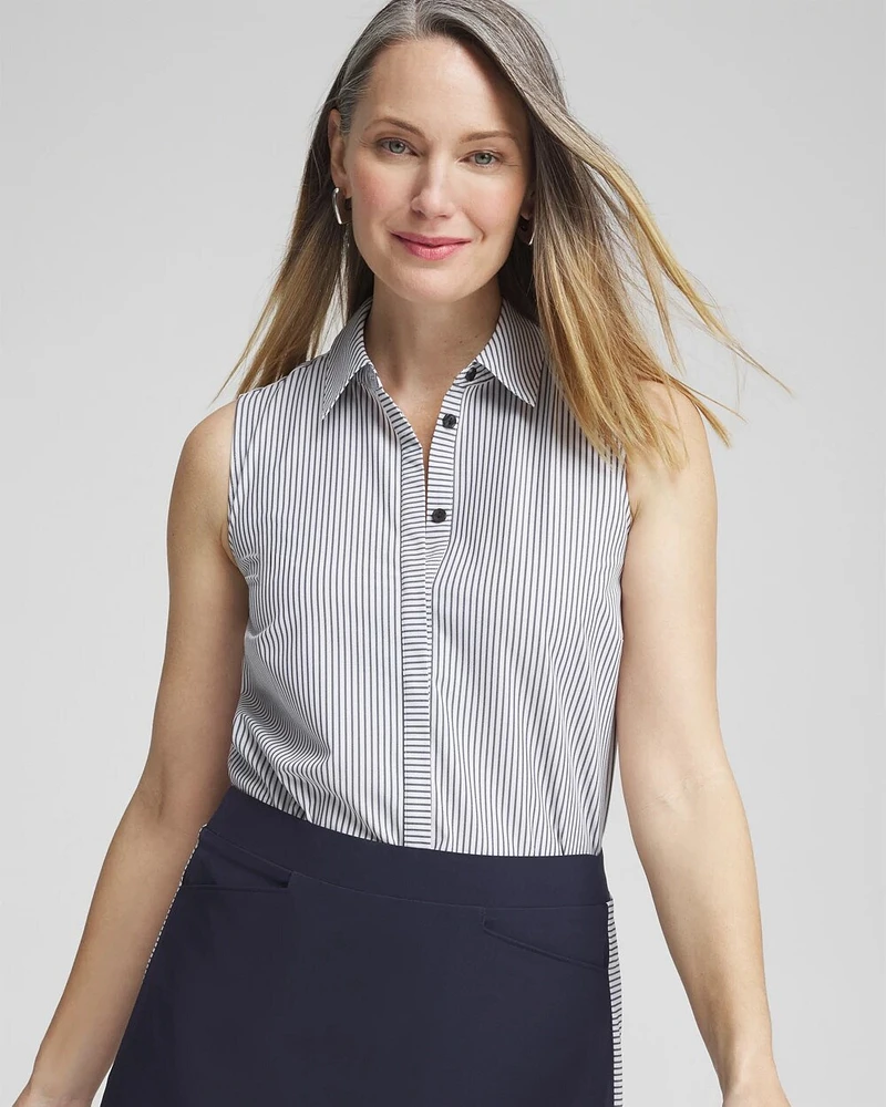 Zenergy® Neema UPF Mixed Stripe Tank
