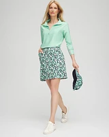 Zenergy® UPF Leaf Print Skort