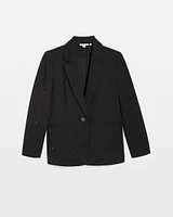 Rhinestone Embellished Blazer