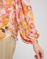 Split-Neck Blouse