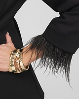 Feather Knit Blazer