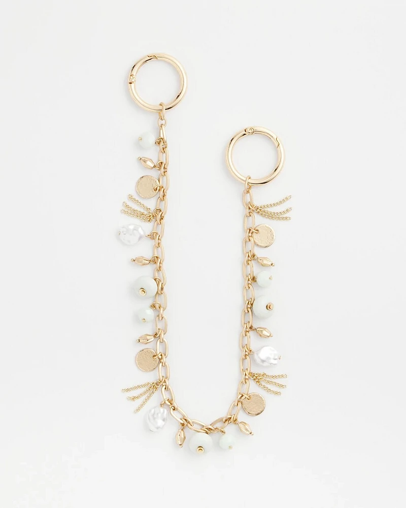 Gold Tone Bag Charm