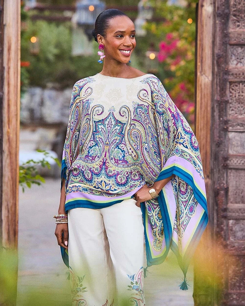 Printed Poncho