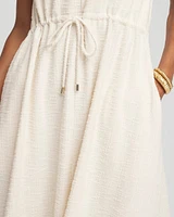 Sleeveless Tweed Maxi Dress
