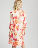 Embellished Linen Kurta Dress