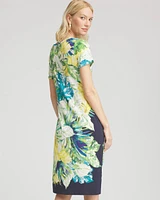 Twist-Front Knit Dress