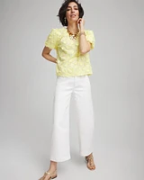 Floral Cutout 3D Top