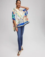 Sanibel Print Poncho