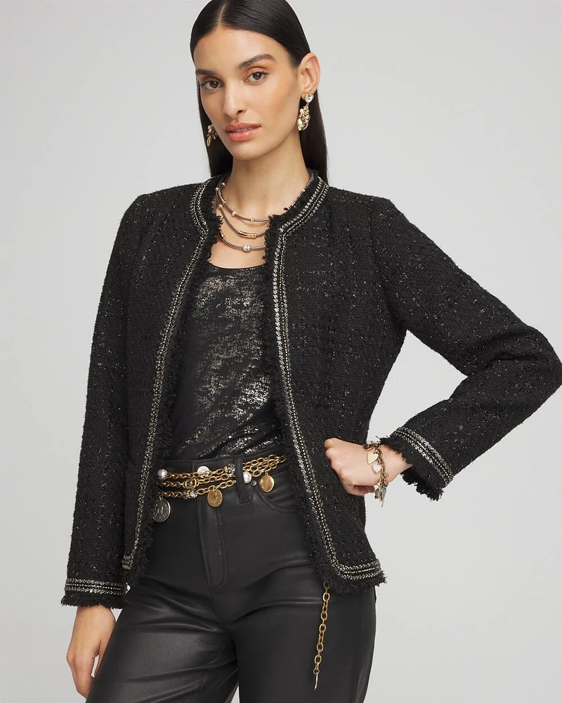 Embellished Tweed Jacket