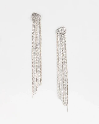 No Droop® Silver-Tone Jellyfish Earrings