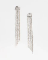 No Droop® Silver-Tone Jellyfish Earrings