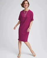 Travelers™ Collection Embossed Midi Dress