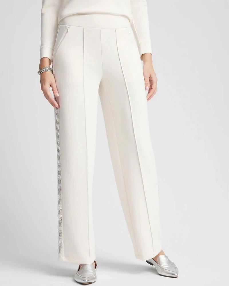 Zenergy® Scuba Embellished Pants