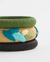 Raffia Bracelet Set