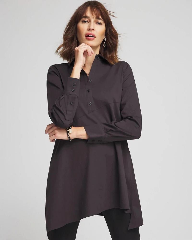 No Iron™ Stretch Asymmetrical Tunic