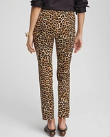 Juliet Ponte Leopard Ankle Pants