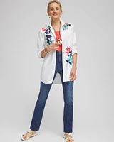 No Iron™ Placed Floral Tunic