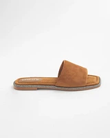 Suede Slides