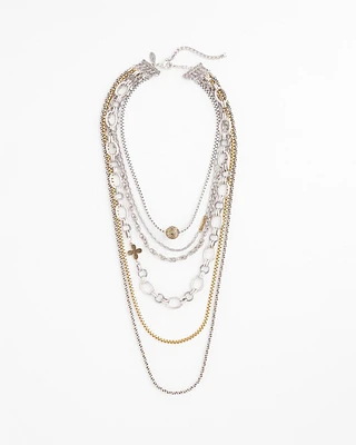 Mixed Metal Convertible Necklace