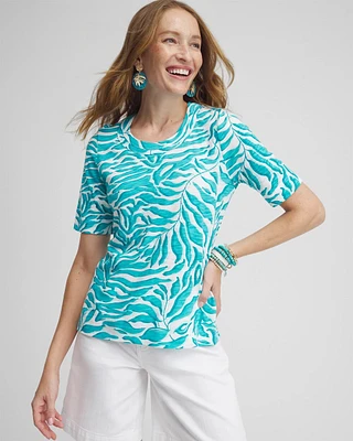 Cool Palms Scoop Neck Tee