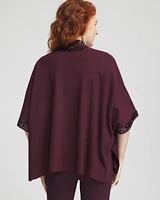 Sequin Placket Ruana