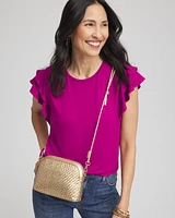 Glam Gold-Tone Purse
