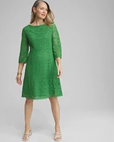 Lace Fit & Flare Dress