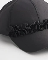 Neema UPF Satin Ruffle Baseball Cap