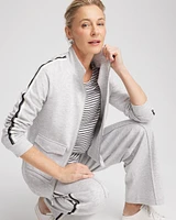 Zenergy® Double-Knit Lattice Trim Jacket