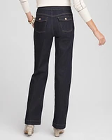 Pull-On Wide Leg Jean