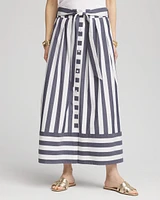 Midi Striped Skirt