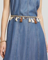 Novelty Beaded Chain Belt