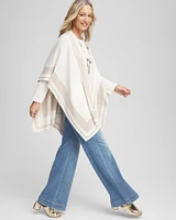 Striped Reversible Ruana