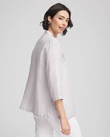 Embellished Linen Kurta Tunic