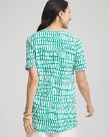 Tropical Short Sleeve Forward-Seam Tee
