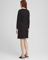 Embellished Ponte Sheath Dress