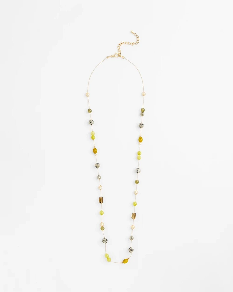 Jasper & Jade Stone Necklace