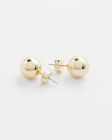 Gold Tone Stud Earrings