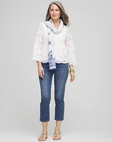 Scalloped Hem Lace Top