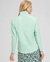 Zenergy® Mesh Detail Zip Pullover