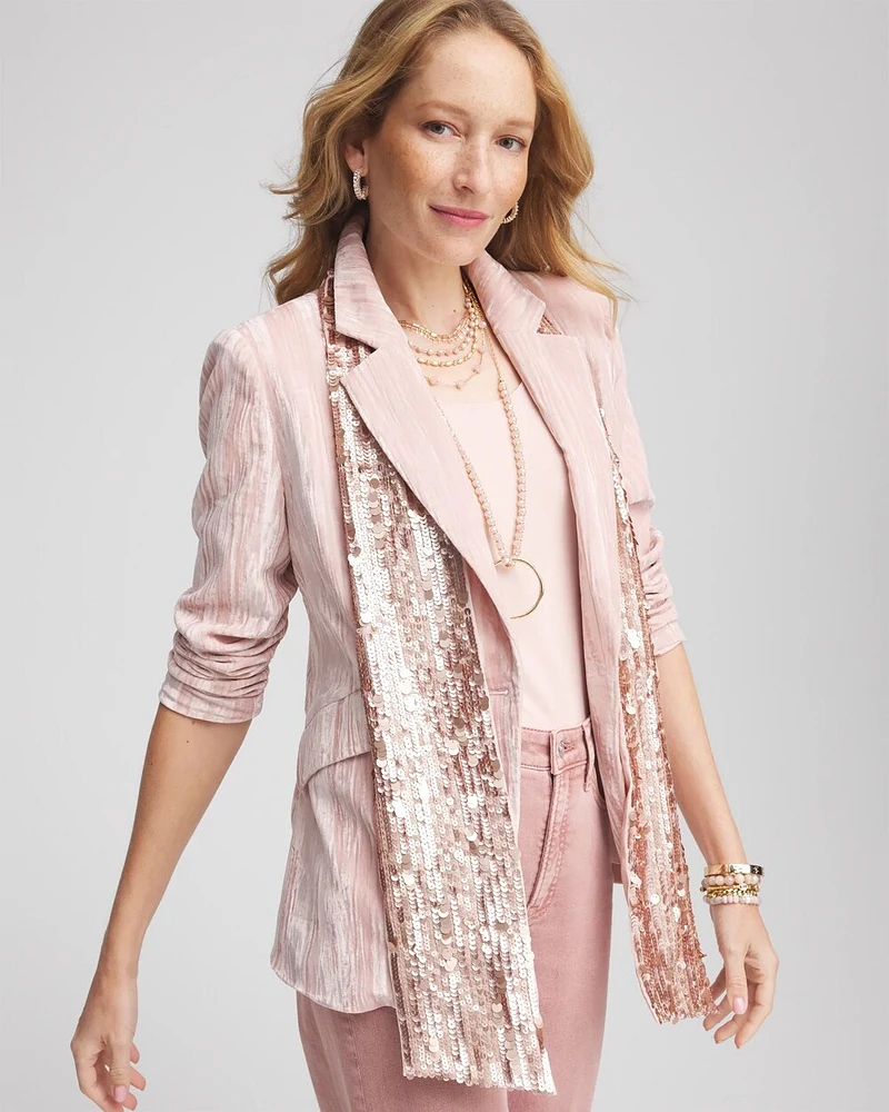 Sequin Skinny Scarf