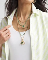 St. Patrick's Day Convertible Multi Strand Necklace