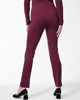 Juliet Beaded Slim Ankle Pants