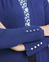 Classic Open Front Cardigan