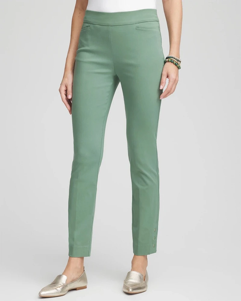 Brigitte™ Pull-On Slim Rivet Ankle Pants