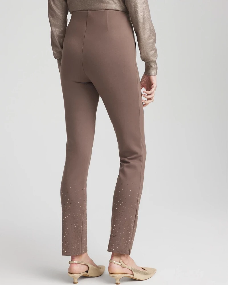 Petite Juliet Embellished Ankle Pants