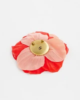 Fabric Flower Brooch