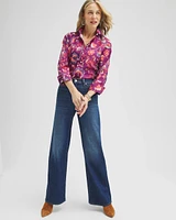No Iron™ Stretch Paisley Shirt
