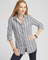 No Iron™ Shimmer Stripes Shirt